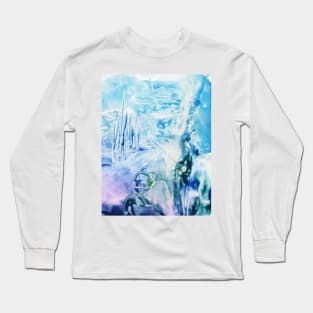 Encaustic - Ghost  Deer Long Sleeve T-Shirt